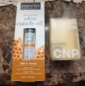 CNP Propolis Lipcerin & Cuccio Cuticle Oil